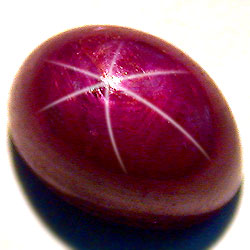 deep red star ruby